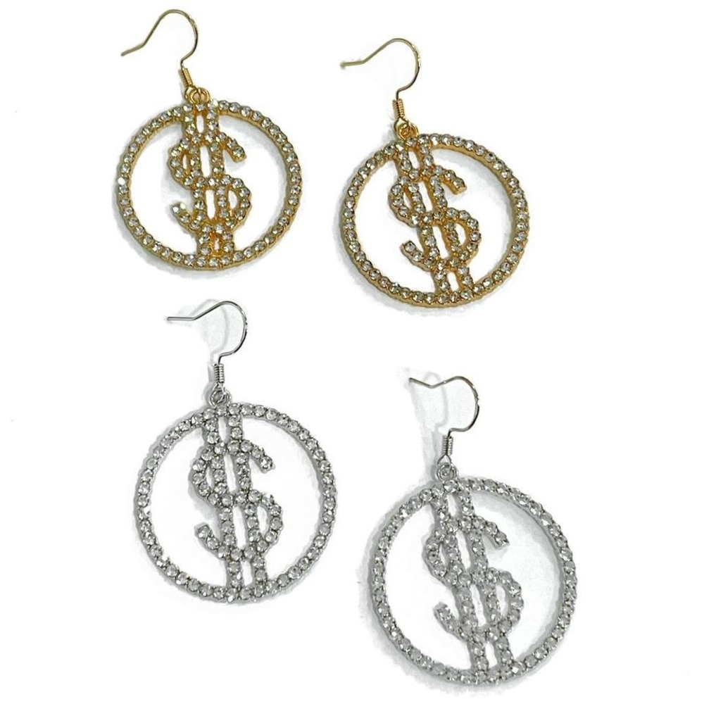 Dollar Sign $ Earrings